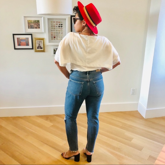 Zara White Stretchy Layered Top - Picture 3 of 3